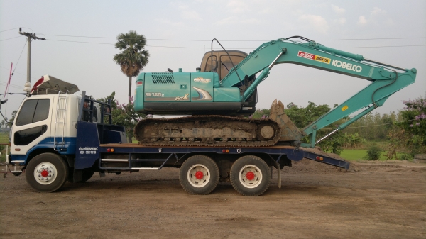 ขาย10ล้อ2เพลาเทเลอร์ท้ายลาด  บรรทุกรถแม็คโคร  200-320