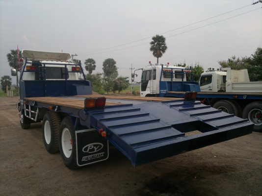 ขาย10ล้อ2เพลาเทเลอร์ท้ายลาด  บรรทุกรถแม็คโคร  200-320