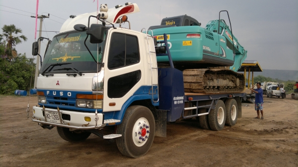 ขาย10ล้อ2เพลาเทเลอร์ท้ายลาด  บรรทุกรถแม็คโคร  200-320