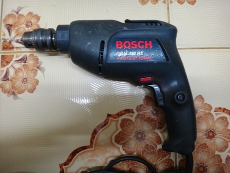 สว่านไฟฟ้า Bosch GBM450RE สภาพใหม่ ราคาถูก