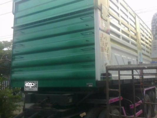 ISUZU DECA FVZ 300 HP EURO2 ปี 53 รถพ่วงแม่+ลูก กระบะดั๊มพ์เหล็กคอกสูงเกษตรของสามมิตรลอนเฉียงทั้งแม่ทั้งลูก ลูก 3 คานดั๊มพ์ความยาว 6.50 เมตร รถสวยจัดทั้งแม่ทั้งลูก เครื่องดี ภายในครบครัน เครื่องเสียง พ.เพาเวอร์ ก.ไฟฟ้า เบรคทริ๊ปฟี้ ช่วงล่างแน่น ยางสภาพด