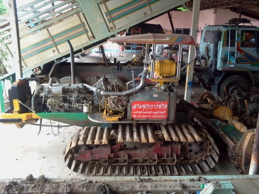 ขาย! รถตีดิน สามชุกการช่าง เครื่อง JO 235แรง ตัวเดิน10  ปั้มไดกิ้นเบอร์22
