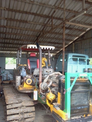 ขาย! รถตีดิน สามชุกการช่าง เครื่อง JO 235แรง ตัวเดิน10  ปั้มไดกิ้นเบอร์22