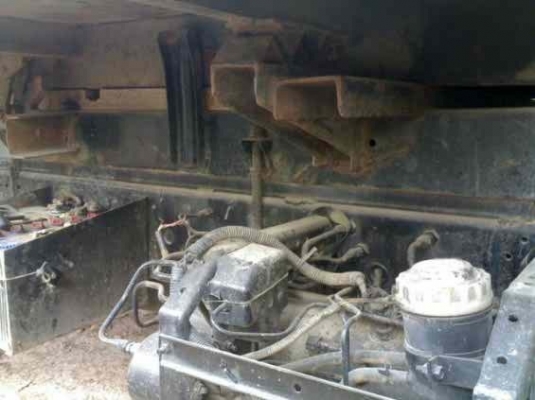 ISUZU DECA 195 HP 6HE1 หกล้อดั๊มพ์ กระบะดั๊มพ์เหล็ก 6 ตันยิงหน้าสภาพดีความยาว 3.60 เมตร เครื่องแห้งแรงดีไม่เยิ้ม หัวเก๋งสีบางเดิมภายในเก๋งคอนโซลสวย แอร์เย็น พ.เพาเวอร์ ก.ไฟฟ้า เบรคทริ๊ปฟี้ครบครัน ช่วงล่างคัชซีสวย ยาง 8.25 ขอบ 16 สภาพดี 70\% เอกสารทะเบียนคร