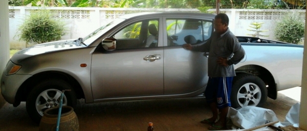 MITSUBISHI TRITON DOUBLECAB GL 2.5 MT ปี 2007 รถบ้านสีบางเดิมๆทั้งคัน รถสวยจัดใช้งานน้อย วิ่งได้ 70,000 กม. เครื่องดี ภายในสวยครบ CD พ.เพาเวอร์ ก.ไฟฟ้า ซ.ล็อก กระจกมองข้างแบบโครเมี่ยมและปรับไฟฟ้า ล้อแม็ก พื้นปูกระบะครบครัน ช่วงล่างยางสภาพดี 80\% เอกสารทะเบ MITSUBISHI TRITON DOUBLECAB GL 2.5 MT ปี 2007 รถบ้านสีบางเดิมๆทั้งคัน รถสวยจัดใช้งานน้อย วิ่งได้ 70,000 กม. เครื่องดี ภายในสวยครบ CD พ.เพาเวอร์ ก.ไฟฟ้า ซ.ล็อก กระจกมองข้างแบบโครเมี่ยมและปรับไฟฟ้า ล้อแม็ก พื้นปูกระบะครบครัน ช่วงล่างยางสภาพดี 80\% เอกสารทะเบ