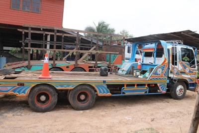 ขายเทลเลอร์รถเกี่ยว แม็กโค สิงไฮเทค   สองเพลา