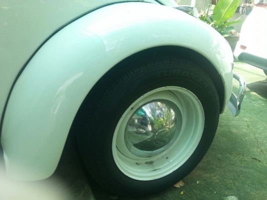 ขายรถเต่า ตาหวาน กันชนรั้ว ปี 1960 สีขาว