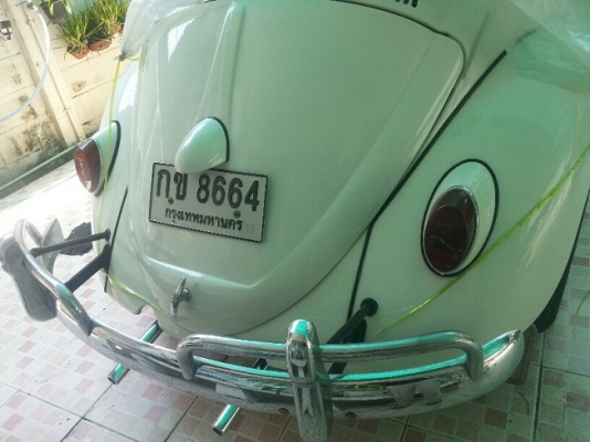 ขายรถเต่า ตาหวาน กันชนรั้ว ปี 1960 สีขาว