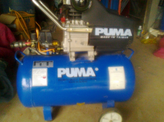 ขายปั้มลม PUMA ขนาด 3แรง 50 ลิตร ซื้อมาได้เดือนกว่า ขายแบบถูกๆ ขาดทุนกันไปเลย