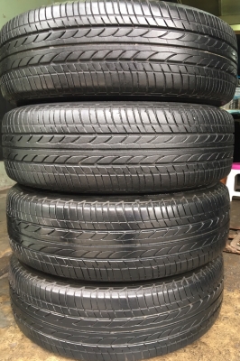 ล้อแม็ก Honda Accord ขอบ 15 พร้อมยาง Bridgestone 185-65-15 ปลายปี 12