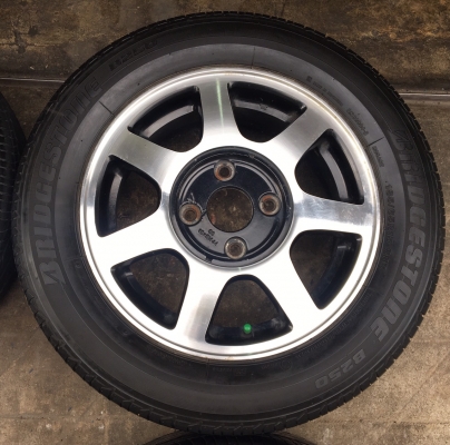 ล้อแม็ก Honda Accord ขอบ 15 พร้อมยาง Bridgestone 185-65-15 ปลายปี 12