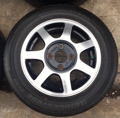 ล้อแม็ก Honda Accord ขอบ 15 พร้อมยาง Bridgestone 185-65-15 ปลายปี 12