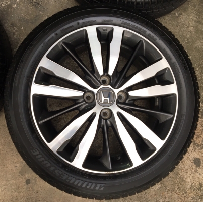 ล้อแม็ก Honda Jazz GK ตัวท๊อป ขอบ16 พร้อมยาง Bridgestone 185-55-16 ปี 15