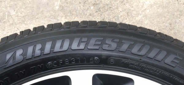 ล้อแม็ก Honda Jazz GK ตัวท๊อป ขอบ16 พร้อมยาง Bridgestone 185-55-16 ปี 15