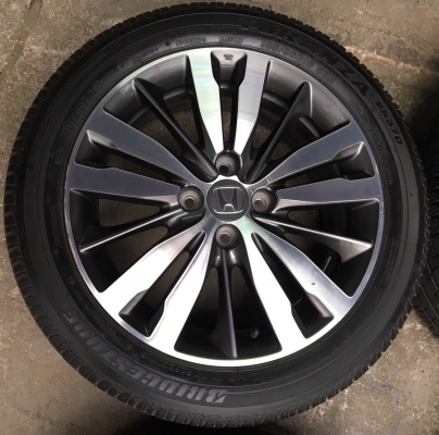 ล้อแม็ก Honda Jazz GK ตัวท๊อป ขอบ16 พร้อมยาง Bridgestone 185-55-16 ปี 15