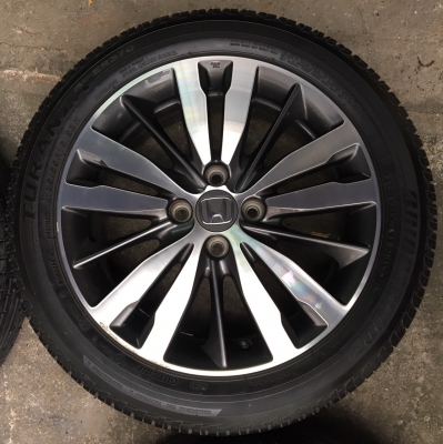 ล้อแม็ก Honda Jazz GK ตัวท๊อป ขอบ16 พร้อมยาง Bridgestone 185-55-16 ปี 15