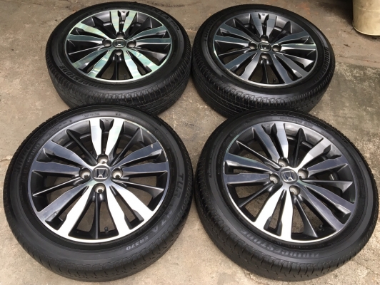 ล้อแม็ก Honda Jazz GK ตัวท๊อป ขอบ16 พร้อมยาง Bridgestone 185-55-16 ปี 15