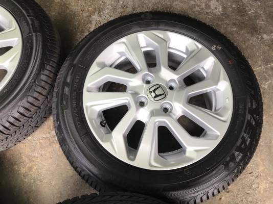 ล้อแม็กใหม่ยกห้าง Honda New JAZZ 2017 ขอบ 15 พร้อมยางป้ายแดง 175-65-15 ปี 17