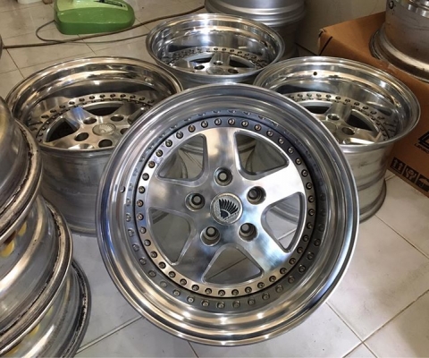 ขายล้อ RAGUNA ZZYZX 2 ชิ้นแท้ 15x10 ลบ10 5รู114 ลึกๆ