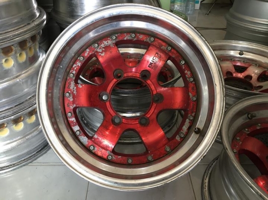 ขายล้อ SSR DUO TYPE-C 2 ชิ้นแท้ 15x8 ลบ1 6รูกระบะ ประมูลญี่ปุ่น