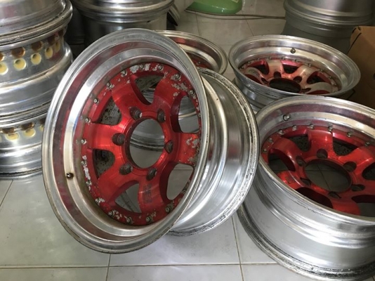 ขายล้อ SSR DUO TYPE-C 2 ชิ้นแท้ 15x8 ลบ1 6รูกระบะ ประมูลญี่ปุ่น