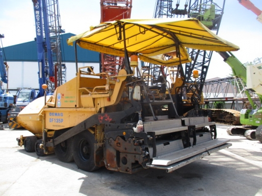 โล๊ะ ถูกมากๆ ปู8เมตร เก่าญี่ปุ่น ขายรถปูยาง DEMAG DF-135P  ปู 6m พร้อมตัวต่อ 8.5m นำเข้าจากญี่ปุ่น 092-929-9942 ธีรเทพ