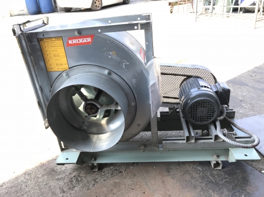 ขายโบวเวอร์ดูด-เป่าอากาศ Kruger 3/4HP. 380V ของใหม่เก่าเก็บ ไม่เคยใช้งาน