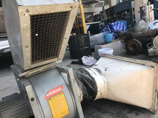 ขายโบวเวอร์-ดูดเป่าอากาศ Kruger 1.5HP. 380V สภาพสวยพร้อมปล่องดูด หมุนนิ่ม พร้อมใช้งาน