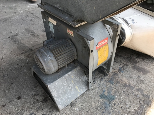 ขายโบวเวอร์-ดูดเป่าอากาศ Kruger 1.5HP. 380V สภาพสวยพร้อมปล่องดูด หมุนนิ่ม พร้อมใช้งาน