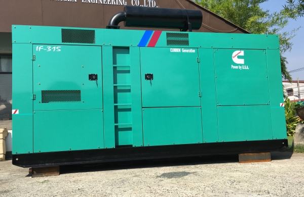 เครื่องปั่นไฟ CUMMINS 315 KVA. USA. รับประกัน 2 ปี