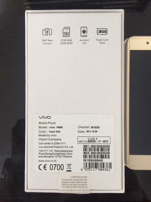 ขายโทรศัพท์ VIVO Y53 สภาพ 90 \% ราคา 3,500