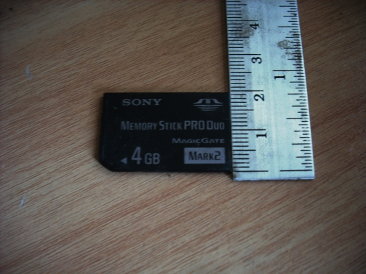 SONY Memory Stick PRO DUO Mark 2 Memory Card 4 GB SONY Memory Stick PRO DUO Mark 2 Memory Card 4 GB