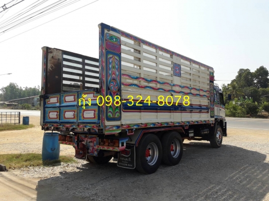 Hino 344 แรง ปี 55 รถพ่วงแม่ลูกกระบะดัมพ์เหล็อคอกเกษตร ลูก 3 เพลาแท้ ยาว 7 เมตร ทะเบียนพร้อม