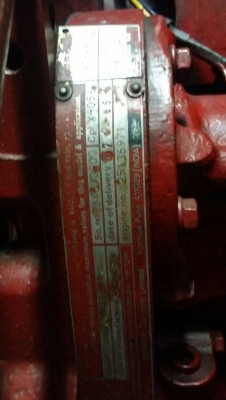 ขาย เครื่องดับเพลิง Fire Pump เครื่องยนต์ Cummins รุ่น NT-495-F ปั้ม Aurora GPM 500 /Head Feet:404/RPM สวยมากใช้ได้เลยค่ะ