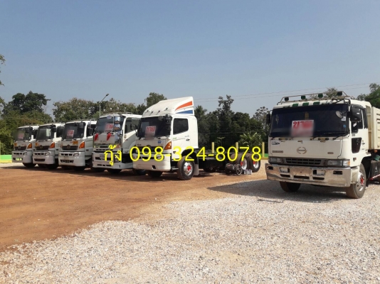 หัวคัสซีสองเพลา มีหลายรุ่น หรือติดตั้งกระบะล่อง กระบะดัมพ์สอบถามได้ค่ะ