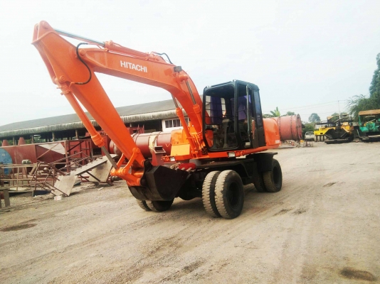 แบคโฮล้อยางมือสอง (แมคโคล้อยาง) KOMATSU PW100-3 / HITACHI EX100WD-3 เจ้าของขายเอง ทะเบียนครบ รถพร้อมใช้งาน ใช้ทะนุถนอมตลอด(รักรถกว่าเมียครับ)