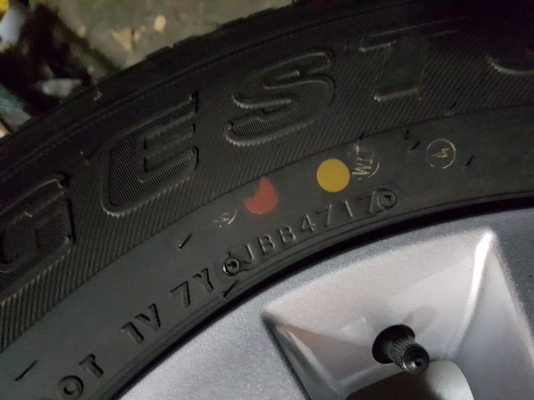 ล้อรีโว้ขอบ 17พร้อมยางบิสโตนปี17