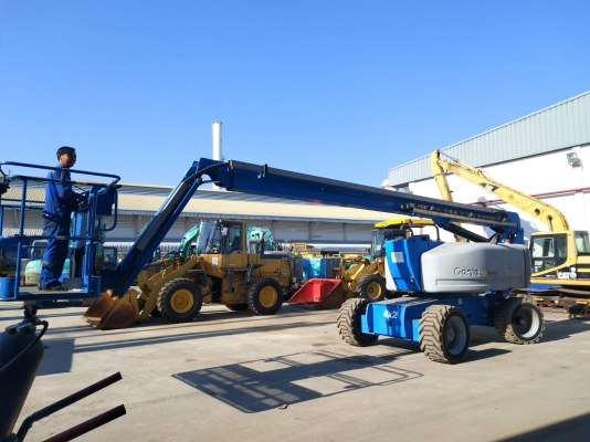 ยกสูง24เมตร GENIE Z80/60 เก่านอก ไม่เคยใช้งานในไทย 092-929-9942 ธีรเทพ