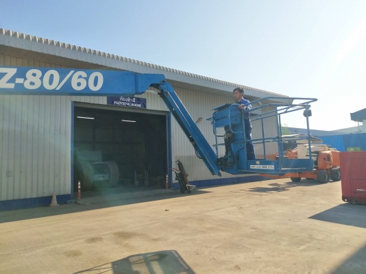 ยกสูง24เมตร GENIE Z80/60 เก่านอก ไม่เคยใช้งานในไทย 092-929-9942 ธีรเทพ