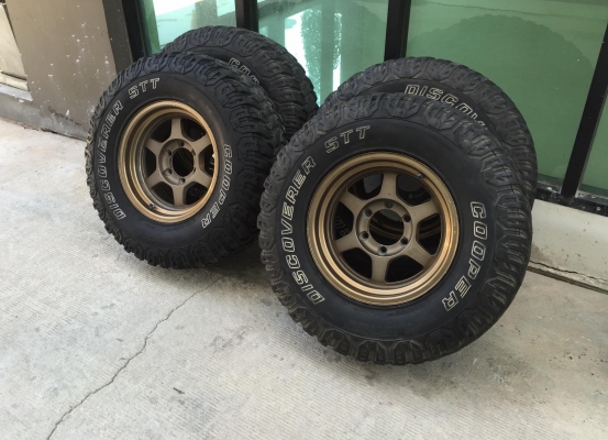ขาย ล้อTE37x 16x8 ยางMud Cooper STT 265/75/16 สภาพสวยทั้งชุดหล่อๆ ขาย ล้อTE37x 16x8 ยางMud Cooper STT 265/75/16 สภาพสวยทั้งชุดหล่อๆ