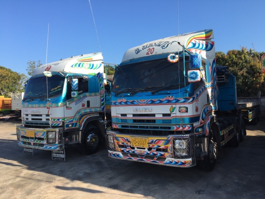 ขายหัวลาก GXZ 360 HP ปี53กับปี54 พร้อมหาง 3 เพลา 12.40 เมตร ( ขายแยกหัว-หางได้ครับ ) รถสวยพร้อมใช้คร