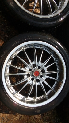 ขายล้อแท้ LENSO SAMURAI 7x17 4รู114.3/100พร้อมยาง