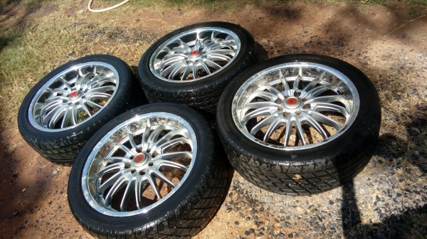 ขายล้อแท้ LENSO SAMURAI 7x17 4รู114.3/100พร้อมยาง