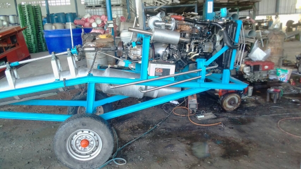 ขายท่อสูบน้ำมือ1 หน้า10 ยาว9 เมตร  น้ำออกแรง10เมตร เครื่องอีซูซุ 4JB เทอร์โบ