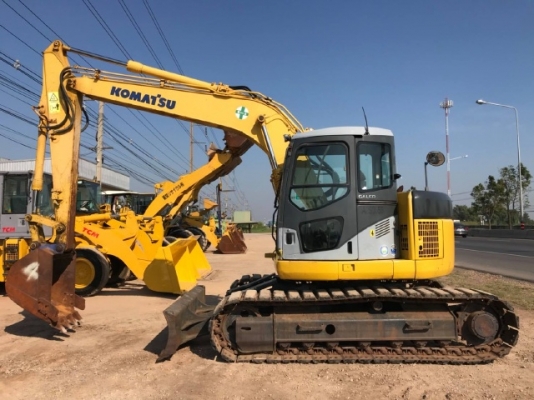 ขายรถแบคโฮ KOMATSU PC138US-2E1 ใบมีดดัน มีลายหัวกระแทก นำเข้าเองจากญี่ปุ่น สภาพสวยพร้อมใช้ มีVDOครับ
