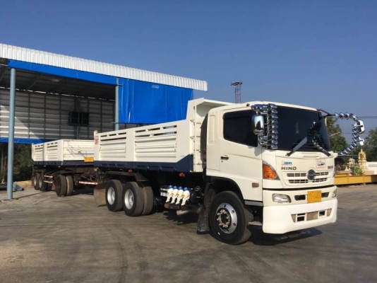 Hino 344 แรง ปี 58 แม่ลูกกระบะดั้มพ์สามมิตร ลูก 3 เพลาแท้ เดิมบางทุกจุด สภาพสวยพร้อมใช้งาน ทะเบียนพร้อม Hino 344 แรง ปี 58 แม่ลูกกระบะดั้มพ์สามมิตร ลูก 3 เพลาแท้ เดิมบางทุกจุด สภาพสวยพร้อมใช้งาน ทะเบียนพร้อม
