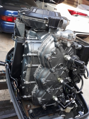 Suzuki 75แรง 2จังหวะ หาง21นิ้ว ทริมไฟฟ้า