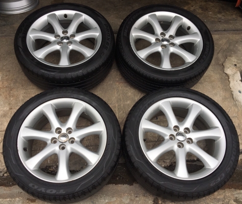 ล้อแม็ก Toyota Wish ขอบ 17 พร้อมยาง 215-50-17 ปี 16