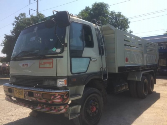 Hino sumo227 หัวสิงไฮเทค เครื่องเดิม 220 แรง 2 เพลา เกียร์เดิม มีระบบลากลูก กระบะดัมพ์สามมิตร ทะเบียนพร้อม