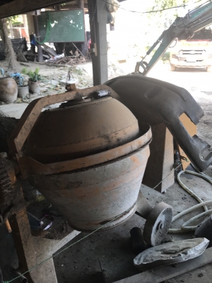 ขายด่วน โม่ปูน  พร้อมไดปั่น ใช้งาน ครั้งเดียว ขาย17000